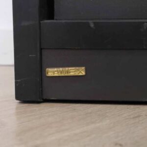 文件柜，储物柜，黑色木框架，LAMEX
