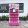 5层产品架，2个抽屉（粉色），迷你超市货架，超市货架