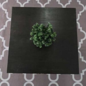 方边桌，木顶，不锈钢腿，酒店家具。