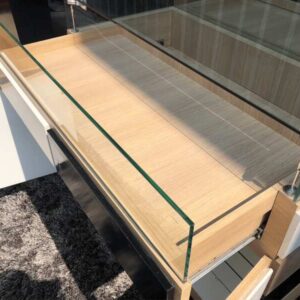 珠宝柜、玻璃柜展示产品面包房玻璃柜抽屉式玻璃门