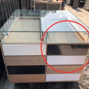珠宝柜、玻璃柜展示产品面包房玻璃柜抽屉式玻璃门