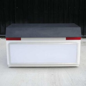 产品展示柜台/产品演示，1个抽屉，2个门打开（灯不亮）