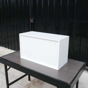 产品货架托盘高光白色木框