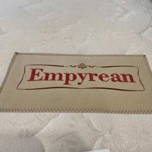 5英尺白色床垫，邓禄普品牌，Empyrean型号。