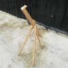木制画架，绘图画架，可倾斜180度，高度可调节的腿。