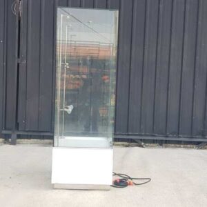 玻璃展示柜，珠宝柜，产品展示柜，高大，白色