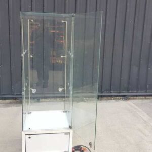 玻璃展示柜，珠宝柜，产品展示柜，高大，白色