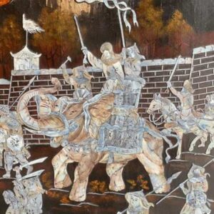 古代武士珠饰树图片