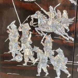古代武士珠饰树图片
