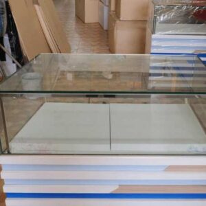 珠宝柜、带抽屉玻璃制品展示柜 梯形（右对角线）