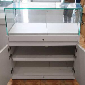 珠宝柜、带抽屉玻璃制品展示柜 梯形（右对角线）