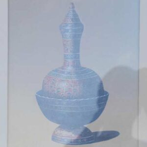 瓷器图片Benjarong 瓷器，金框 2 号