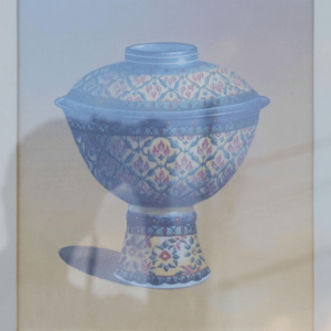 瓷器图片Benjarong 瓷器，金框 2 号
