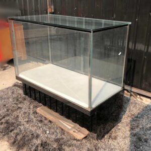 珠宝柜、玻璃柜展示产品长方形滑动玻璃门，2 个抽屉