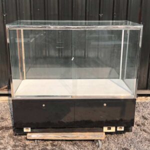 珠宝柜、玻璃柜展示产品长方形滑动玻璃门，2 个抽屉