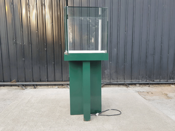 高玻璃展示柜，1门，绿色