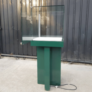 高玻璃展示柜，1门，绿色