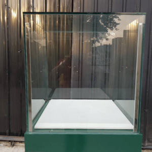 高玻璃展示柜，1门，绿色