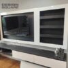 家庭影院套装，电视架，嵌入式，白色，SB FURNITURE 品牌