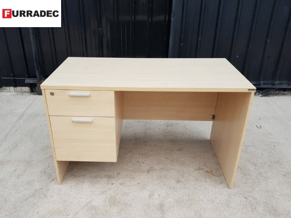 Furradec 品牌木制书桌，带 2 个抽屉，120 厘米