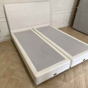 5英尺白色床，Sealy品牌