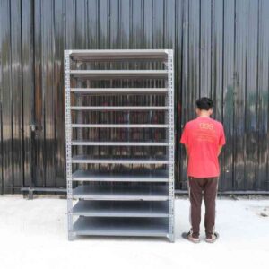 11个钢制产品货架（宽120cm）Rack/Shelf，角钢货架，产品架