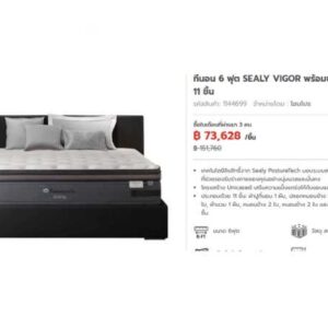6 英尺床垫，Sealy 品牌，Vigor 型号_1NDCN274DF