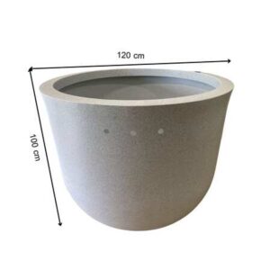 Do Grand 日本茶壶，聚合物材质，花岗岩纹理，浅灰色
