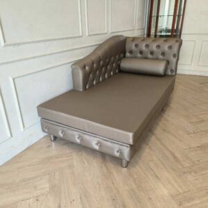 Chesterfield 贵妃沙发（灰棕色｜全新）