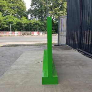 绿色木隔断