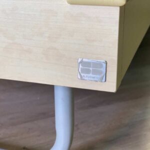 儿童双层床，尺寸 3.5 英尺，带储物梯，奶油橙色，SB FURNITURE 品牌。_7VNXU2DST1
