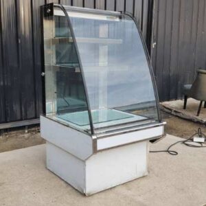 蛋糕展示冷冻柜，三层弧形玻璃