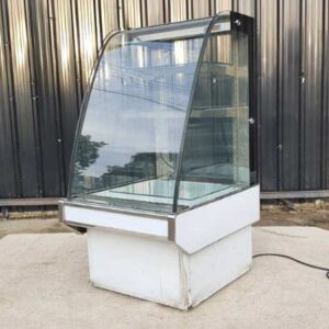 蛋糕展示冷冻柜，三层弧形玻璃