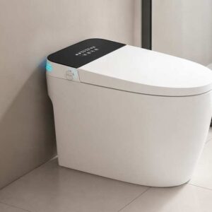 自动马桶，带自动电动座圈（新产品）。