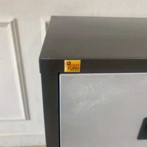 SMARTFORM 双抽屉文件柜，白色/灰色