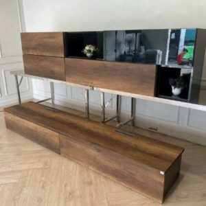 现代风格嵌入式木质电视柜，SB家具品牌