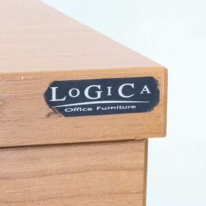 带轮移动柜，3 个抽屉，木色，Logica 品牌。_F0J3JUPLIT