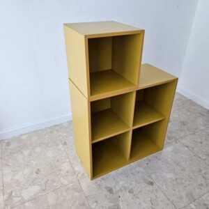 宜家 EKET 5 格書櫃，黃色。_JU23MBZ5Z2