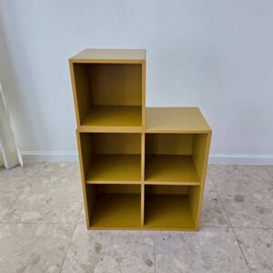 宜家 EKET 5 格書櫃，黃色。_JU23MBZ5Z2