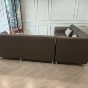 Modern Lounge 棕色 L 型转角沙发（全新）