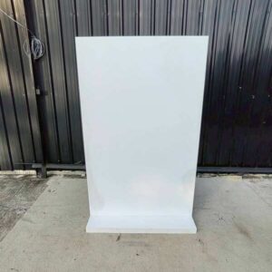 白色木质立式展示架