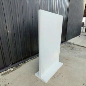 白色木质立式展示架