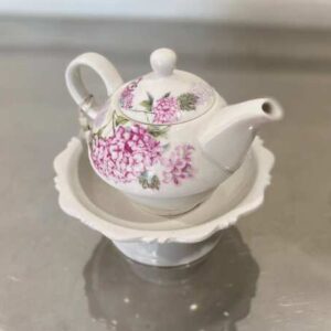 茶具，花卉图案