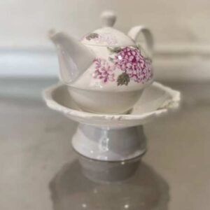 茶具，花卉图案