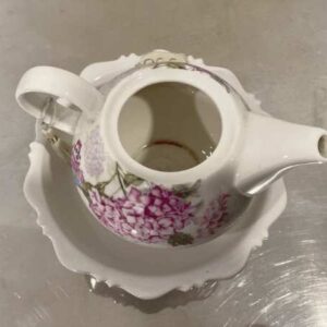 茶具，花卉图案