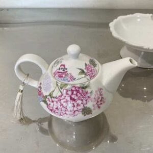 茶具，花卉图案