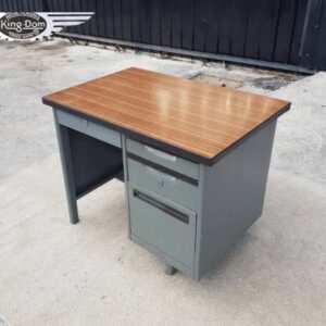 钢制办公桌，木质桌面，4 个抽屉，KINGDOM 品牌