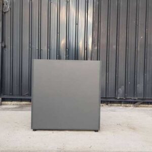 洛克沃斯（Rockworth）品牌双门双隔间文件柜，灰棕色