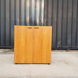 洛克沃斯(Rockworth)品牌双门双隔间文件柜,灰棕色