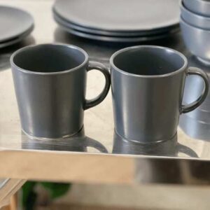 宜家黑色餐具套装